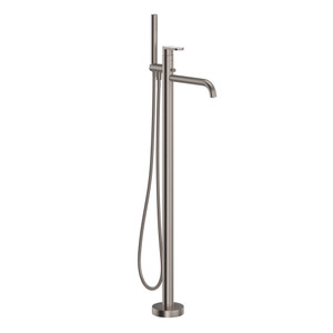 DISCONTINUED Miscelo™ Single Hole Floor Mount Tub Filler Trim - Satin Nickel | Model Number: MI05F1BLSTN
