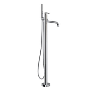 DISCONTINUED Miscelo™ Single Hole Floor Mount Tub Filler Trim - Polished Chrome | Model Number: MI05F1NRAPC