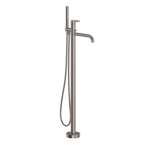DISCONTINUED Miscelo™ Single Hole Floor Mount Tub Filler Trim - Satin Nickel | Model Number: MI05F1WBSTN