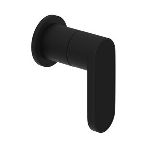 Miscelo Trim for Volume Control and Diverter - Matte Black Spout with Nero Insert with Lever Handle with Insert | Model Number: MI18W1NRMB - Product Knockout
