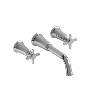 DISCONTINUED Momenti™ Wall Mount Lavatory Faucet - Chrome | Model Number: MMSQ03+C
