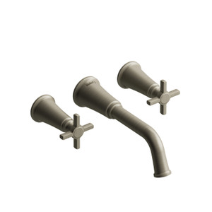 DISCONTINUED Momenti™ Wall Mount Tub Filler - Brushed Nickel | Model Number: MMSQ05+BN