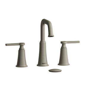 DISCONTINUED Momenti™ Widespread Lavatory Faucet With U-Spout - Brushed Nickel | Model Number: MMSQ08JBN-10