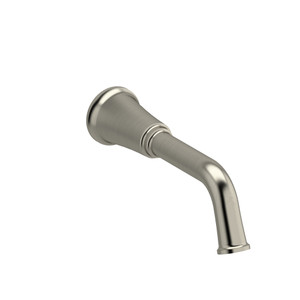 Momenti™ Wall Mount Tub Spout - Brushed Nickel | Model Number: MMSQ80BN