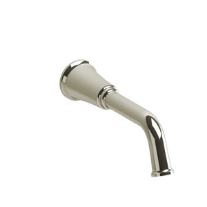 Momenti™ Wall Mount Tub Spout - Polished Nickel | Model Number: MMSQ80PN