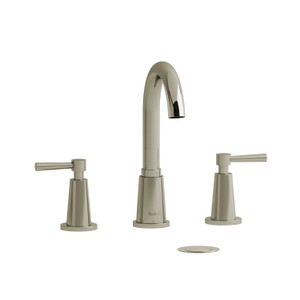 DISCONTINUED-Pallace Widespread Bathroom Faucet - Polished Nickel with Lever Handles | Model Number: PA08LPN-10 - Product Knockout