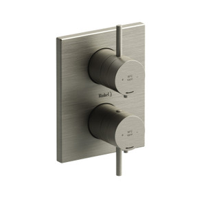 DISCONTINUED Pallace™ 3/4" Therm & Pressure Balance Multi-Function System - Brushed Nickel | Model Number: PATQ83BN