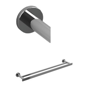 Paradox™ Double 24" Towel Bar - Chrome | Model Number: PX6C