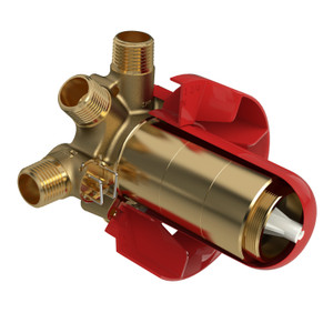 Brut de valve thermostatique et à pression équilibrée de 1/2" avec jusqu'à 5 fonctions - Non fini | Numéro de modèle: R45