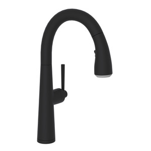 Lux Pulldown Bar and Food Prep Faucet - Matte Black with Metal Lever Handle | Model Number: R7515SLMMB-2 - Product Knockout