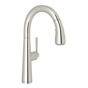 Lux Pulldown Bar and Food Prep Faucet - Polished Nickel with Metal Lever Handle | Model Number: R7515SLMPN-2 - Product Knockout