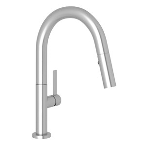 Modern Lux Pulldown Bar and Food Prep Faucet - Stainless Steel with Metal Lever Handle | Model Number: R7581SLMSS-2 - Product Knockout