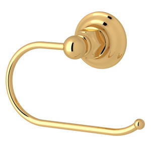 Wall Mount Toilet Paper Holder - Italian Brass | Model Number: ROT8IB - Product Knockout