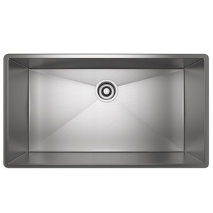 Forze Single Bowl Stainless Steel Kitchen Sink - Brushed Stainless Steel | Model Number: RSS3016SB - Product Knockout