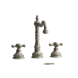 DISCONTINUED Retro™ Widespread Lavatory Faucet - Brushed Nickel | Model Number: RT08+BN-10