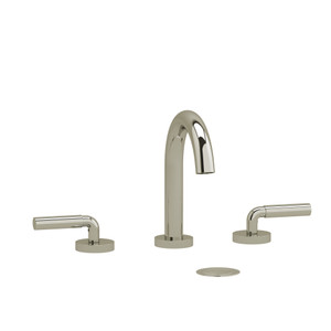 Robinet de lavabo rétractable en plusieurs parties avec bec en C Riu™ - Nickel poli  | Numéro de modèle: RU08LPN