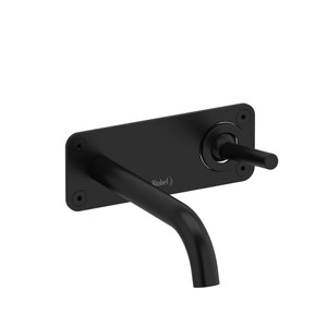 Robinet de lavabo mural Riu™ - Noir | Numéro de modèle: RU11BK