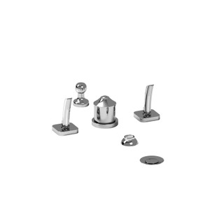 Salomé™ Two Handle Deck Mount Bidet - Chrome | Model Number: SA09C
