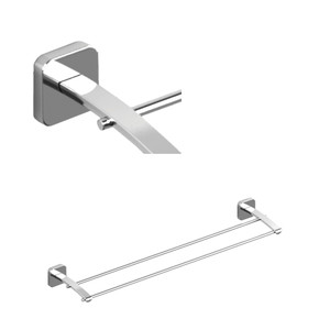 Salomé™ Double 24" Towel Bar - Chrome | Model Number: SA6C