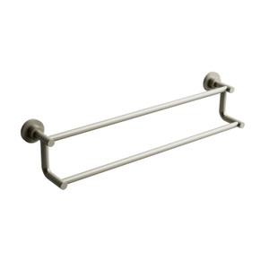 Star Double 24 Inch Towel Bar  - Brushed Nickel | Model Number: ST6BN - Product Knockout