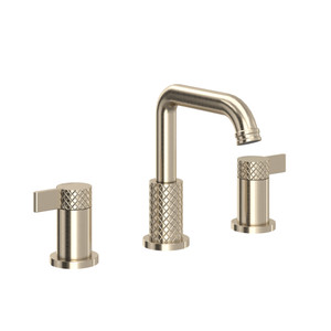 Robinet de lavabo rétractable en plusieurs parties avec bec en U Tenerife™ - Nickel satiné | Numéro de modèle: TE09D3LMSTN