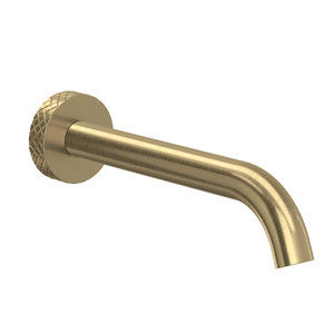 Tenerife Wall Mount Tub Spout - Antique Gold | Model Number: TE16W1AG - Product Knockout