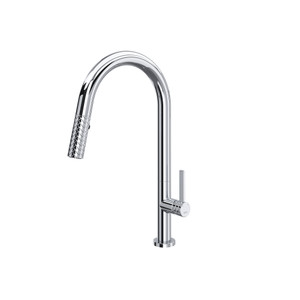 Tenerife™ Pull-Down Kitchen Faucet With C-Spout - Polished Chrome | Model Number: TE55D1LMAPC