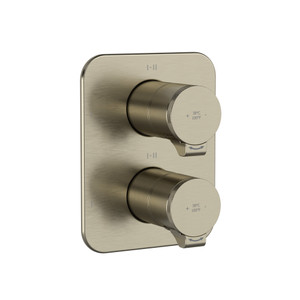 Fresk 3/4 Inch Thermostatic and Pressure Balance Trim with up to 6 Functions  - Brushed Nickel | Model Number: TFR46BN - Product Knockout