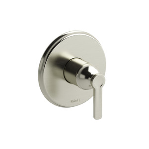 Garniture pour valve pression équilibrée de 1/2" Momenti - Nickel brossé avec poignées en J  | Numéro de modèle: TMMRD51JBN - Produit épuisé
