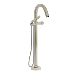 DISCONTINUED Pallace™ Single Hole Floor Mount Tub Filler Trim - Polished Nickel | Model Number: TPA39PN
