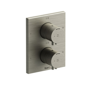 Pallace™ 3/4" Therm & Pressure Balance Trim With 6 Functions - Brushed Nickel | Model Number: TPATQ46BN