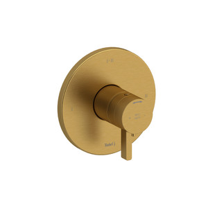 Paradox 1/2 Inch Thermostatic and Pressure Balance Trim with up to 3 Functions  - Brushed Gold | Model Number: TPXTM23BG - Product Knockout
