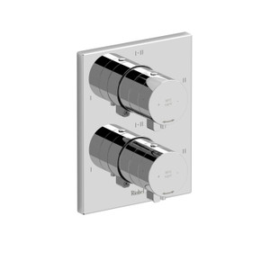 Paradox 3/4 Inch Thermostatic and Pressure Balance Trim with up to 6 Functions  - Chrome | Model Number: TPXTQ46C - Product Knockout