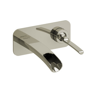 Salomé Wall Mount Bathroom Faucet - Polished Nickel | Model Number: TSA360PN - Product Knockout