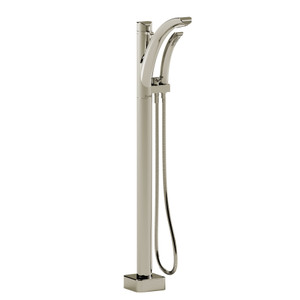 DISCONTINUED Salomé™ Single Hole Floor Mount Tub Filler Trim - Polished Nickel | Model Number: TSA37PN