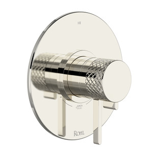 Tenerife™ 1/2" Therm & Pressure Balance Trim With 3 Functions - Polished Nickel | Model Number: TTE23W1LMPN