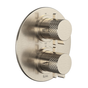 Tenerife 3/4 Inch Thermostatic and Pressure Balance Trim with 6 Functions - Satin Nickel | Model Number: TTE46W1LMSTN - Product Knockout