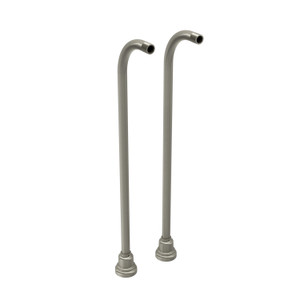 30" Floor Mount Riser Pair - Brushed Nickel | Model Number: TU33BN