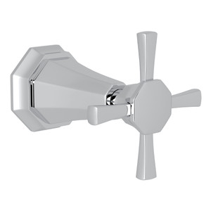 Deco Trim for Volume Controls and Diverters - Polished Chrome with Cross Handle | Model Number: U.3165X-APC/TO - Product Knockout