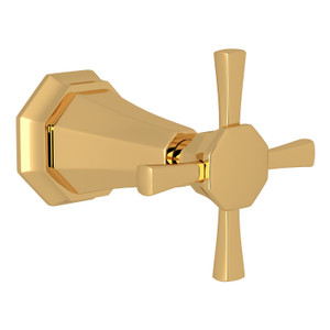 Deco Trim for Volume Controls and Diverters - English Gold with Cross Handle | Model Number: U.3165X-EG/TO - Product Knockout