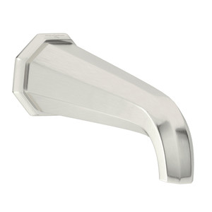 Deco 7 Inch Wall Mount Bathtub Spout - Satin Nickel | Model Number: U.3183STN - Product Knockout
