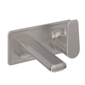Hoxton™ Wall Mount Single Handle Lavatory Faucet - Satin Nickel | Model Number: U.3481LS-STN/TO-2