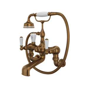 Traditional Exposed Wall Mount Tub Filler - English Bronze | Model Number: U.3510L/1-EB
