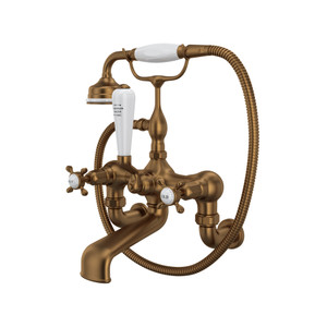 Traditional Exposed Wall Mount Tub Filler - English Bronze | Model Number: U.3511X/1-EB