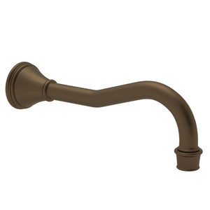 Georgian Era Wall Mount Column Tub Spout - English Bronze | Model Number: U.3787EB - Product Knockout