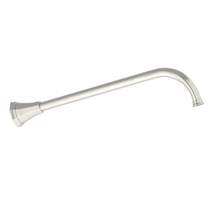 Deco 15 Inch Overhead Wall Mount Shower Arm - Satin Nickel | Model Number: U.5184STN - Product Knockout