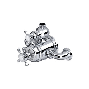 Edwardian™ 3/4" Exposed Therm Valve With Volume And Temperature Control - Polished Chrome | Model Number: U.5552X-APC