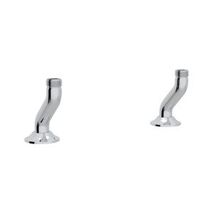 Georgian Era Deck Unions for Bridge Faucet - Polished Chrome | Model Number: U.6793APC-2 - Product Knockout