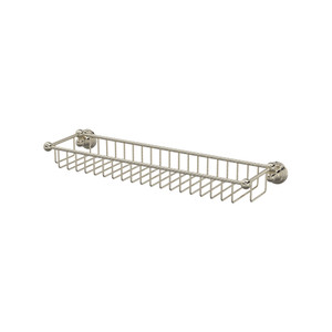 DISCONTINUED Edwardian™ Wall Mount Sponge Basket - Polished Nickel | Model Number: U.6955PN