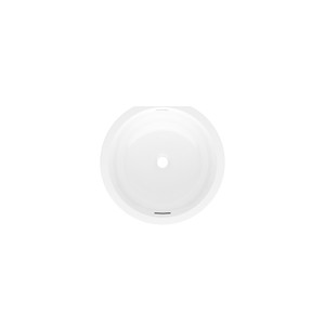 Kaali 16" x 18" Undermount Round Lavatory Sink - Standard White (Gloss) | Model Number: UB-KAA-48-IO